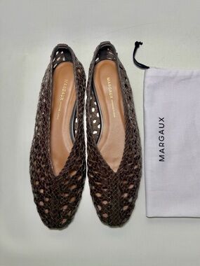 MARGAUX The WOVEN PAZ. - ESPRESSO WOVEN LEATHER